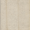 Peabody, Elizabeth [Palmer], mother, ALS to. May 12-15, 1832.