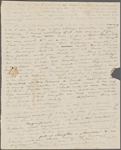 Peabody, Elizabeth [Palmer], mother, ALS to. May 12-15, 1832.