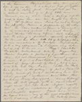 Peabody, Elizabeth [Palmer], mother, ALS to. May 19, [1832].