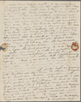 Peabody, Elizabeth [Palmer], mother, ALS to. Jun. 25, [1832].