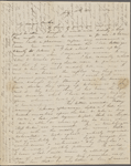 Peabody, Elizabeth [Palmer], mother, ALS to. Jul. 15, 1832.