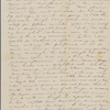 Peabody, Elizabeth [Palmer], mother, ALS to. Aug. 22, 1832.