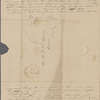 Peabody, Elizabeth [Palmer], mother, ALS to. Aug. 11, 1842.