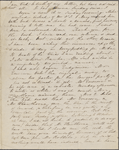 Peabody, Elizabeth [Palmer], mother, ALS to. [Aug. 20?-21, 1843]. 