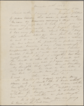 Peabody, Elizabeth [Palmer], mother, ALS to. Nov. 15, [1843]. 