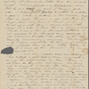 Peabody, Elizabeth [Palmer], mother, ALS to. Jan. 9, 1844. 