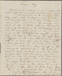 Peabody, Elizabeth [Palmer], mother, ALS to. May, [1844]. 