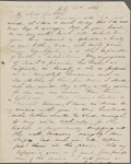 Peabody, Elizabeth [Palmer], mother, AL to. Jul. 11, 1844. 