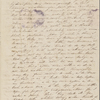 Peabody, Elizabeth [Palmer], mother, ALS to. Mar. 6, 1846.  