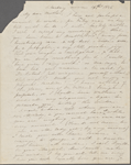 Peabody, Elizabeth [Palmer], mother, ALS to. Sep. 19-[20], 1846.
