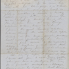 Peabody, Elizabeth [Palmer], mother, ALS to. Nov. 12-13, 1846.