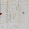 Peabody, Elizabeth [Palmer], mother, ALS to. Nov. 12-13, 1846.