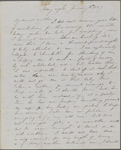 Peabody, Elizabeth [Palmer], mother, AL (incomplete) to. Jan. 8, 1847.