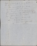 Peabody, Elizabeth [Palmer], mother, ALS to. Apr. 23, 1847.