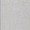 Peabody, Elizabeth [Palmer], mother, ALS (incomplete) to. [May, 1847].