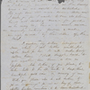 Peabody, Elizabeth [Palmer], mother, ALS (incomplete) to. [before June 14, 1847].