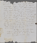 Peabody, Elizabeth [Palmer], mother, ALS (incomplete) to. [before June 14, 1847].