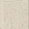 Peabody, Elizabeth [Palmer], mother, ALS to. [Oct.? 1847].
