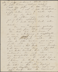 Peabody, Elizabeth [Palmer], mother, ALS to. [Oct.? 1847].