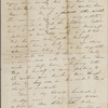 Peabody, Elizabeth [Palmer], mother, ALS to. [Oct.? 1847].