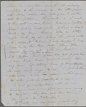Peabody, Elizabeth [Palmer], mother, AL (incomplete) to. [Nov. 22-23, 1847].