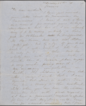 Peabody, Elizabeth [Palmer], mother, ALS to. Jan. 26-27, 1848.