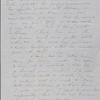 Peabody, Elizabeth [Palmer], mother, ALS to. Jan. 26-27, 1848.