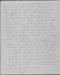 Peabody, Elizabeth [Palmer], mother, ALS to. Jan. 26-27, 1848.