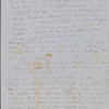Peabody, Elizabeth [Palmer], mother, ALS to. Jan. 26-27, 1848.