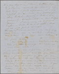 Peabody, Elizabeth [Palmer], mother, ALS to. Jan. 26-27, 1848.