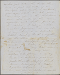 Peabody, Elizabeth [Palmer], mother, AL (incomplete) to. Feb. 10-[13], 1848.