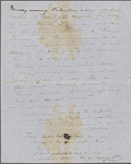 Peabody, Elizabeth [Palmer], mother, ALS (incomplete) to. [Feb. 13-14, 1848].