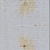 Peabody, Elizabeth [Palmer], mother, ALS (incomplete) to. [Feb. 13-14, 1848].