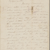 Peabody, Elizabeth [Palmer], mother, ALS to. Mar. 29, 1838 [i.e. 1848].