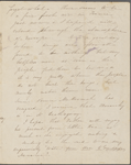 Peabody, Elizabeth [Palmer], mother, ALS to. Mar. 29, 1838 [i.e. 1848].