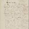 Peabody, Elizabeth [Palmer], mother, ALS to. Sep. 1848.