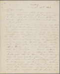 Peabody, Elizabeth [Palmer], mother, AL (incomplete) to. Nov. 19, 1848.