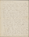 Peabody, Elizabeth [Palmer], mother, ALS to. Jun. 17-21, 1849. 
