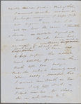 Peabody, Elizabeth [Palmer], mother, ALS to. Aug. 1, 1849. 