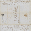 Peabody, Elizabeth [Palmer], mother, ALS to. Aug. 1, 1849. 