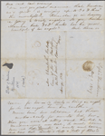 Peabody, Elizabeth [Palmer], mother, ALS to. Aug. 1, 1849. 