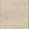 Peabody, Elizabeth [Palmer], mother, ALS to. Oct. 10, 1849. 