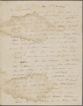 Peabody, Elizabeth [Palmer], mother, ALS to. Nov. 18, [1849]. 