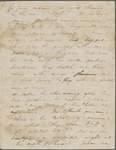 Peabody, Elizabeth [Palmer], mother, ALS to. Nov. 18, [1849]. 