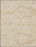 Peabody, Elizabeth [Palmer], mother, ALS to. Nov. 18, [1849]. 