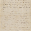 Peabody, Elizabeth [Palmer], mother, ALS (incomplete) to. Jan. [15?]-16, [1850].