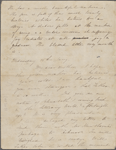 Peabody, Elizabeth [Palmer], mother, ALS (incomplete) to. Jan. [15?]-16, [1850].