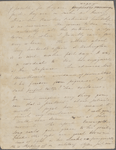 Peabody, Elizabeth [Palmer], mother, ALS (incomplete) to. Jan. [15?]-16, [1850].