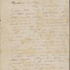 Peabody, Elizabeth [Palmer], mother, ALS (incomplete) to. Feb. 14, 1850.