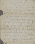 Peabody, Elizabeth [Palmer], mother, AL (incomplete) to. Jan. 27, 1851.